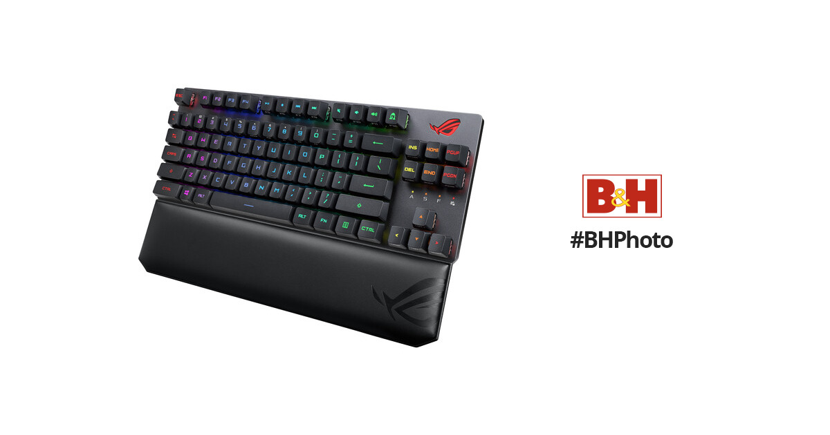 ASUS Republic of Gamers Strix Scope RX TKL Wireless Deluxe RGB Mechanical  Gaming Keyboard (RX Red Switches)
