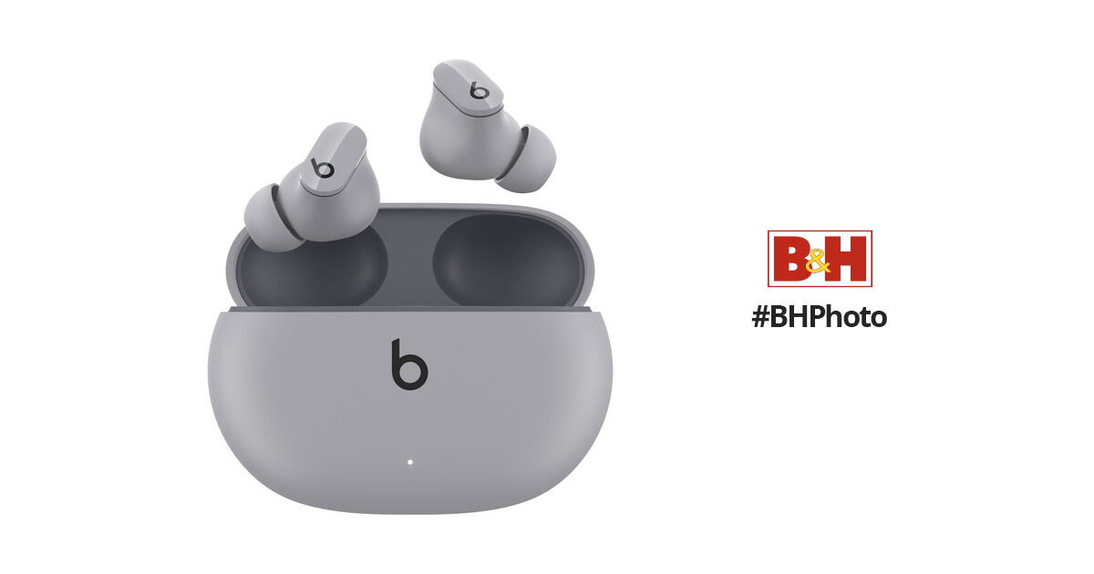 Beats by Dr. Dre - Beats Studio Buds Totally Wireless Noise Cancelling  Earbuds (MMT93LL/A) - Moon Gray 