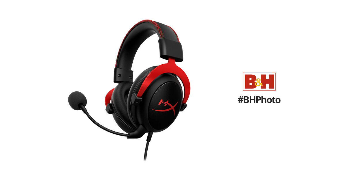 Anger begå Lydighed HyperX Cloud II Wired Gaming Headset (Black & Red) 4P5M0AA B&H