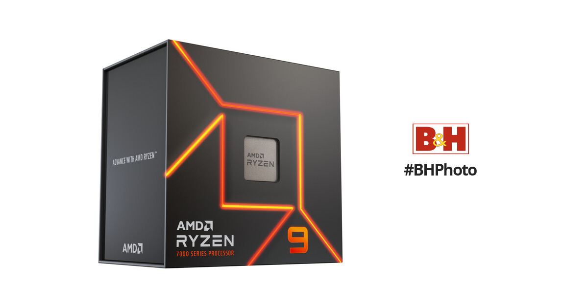 AMD Ryzen 9 7950X Processeur, 16 Cœurs/32 Threads Débridés, Architecture  Zen 4, 80MB L3 Cache, 170W TDP, Jusqu'à 5,7 GHz Fréquence Boost, Socket AMD