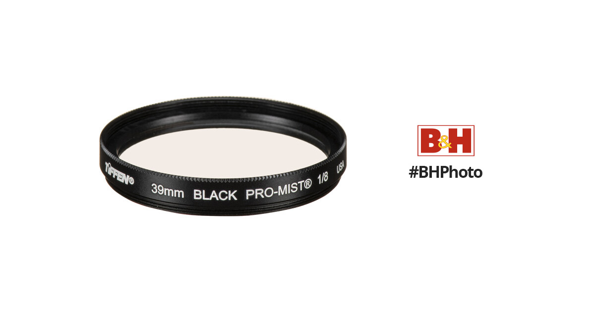 Tiffen Black Pro-Mist Filter (39mm, Grade 1/8)