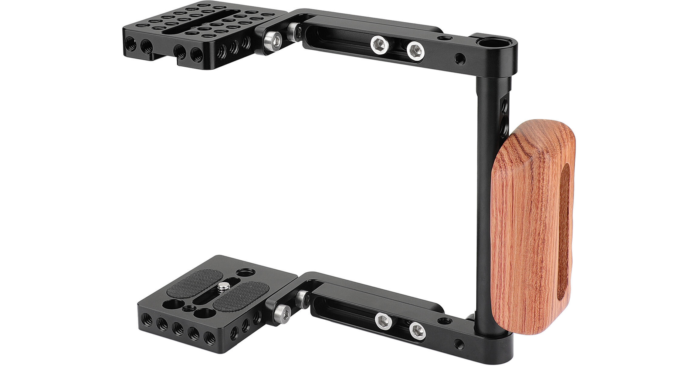 CAMVATE Half Camera Cage with Adjustable Mounting Plates C2851