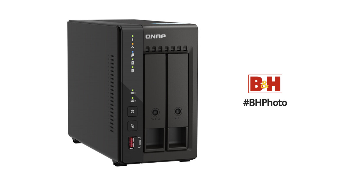 QNAP TS-253E 8GB Serveur NAS 2 baies IRONWOLF PRO 8To (2x4To)