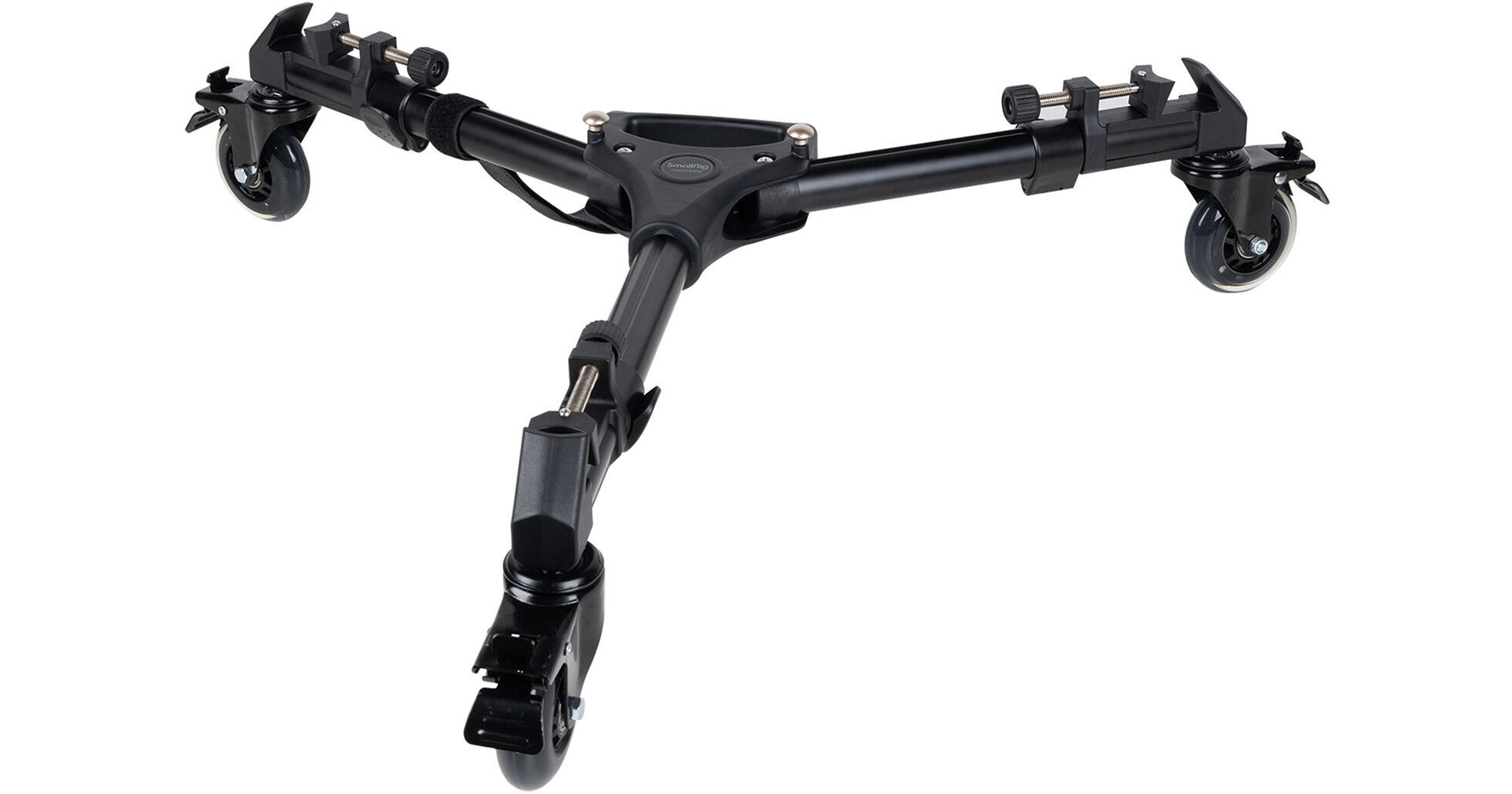 SmallRig 3986 Heavy Duty Tripod Dolly – Aluminum Alloy, Rubber Wheels, Extends 298-435mm