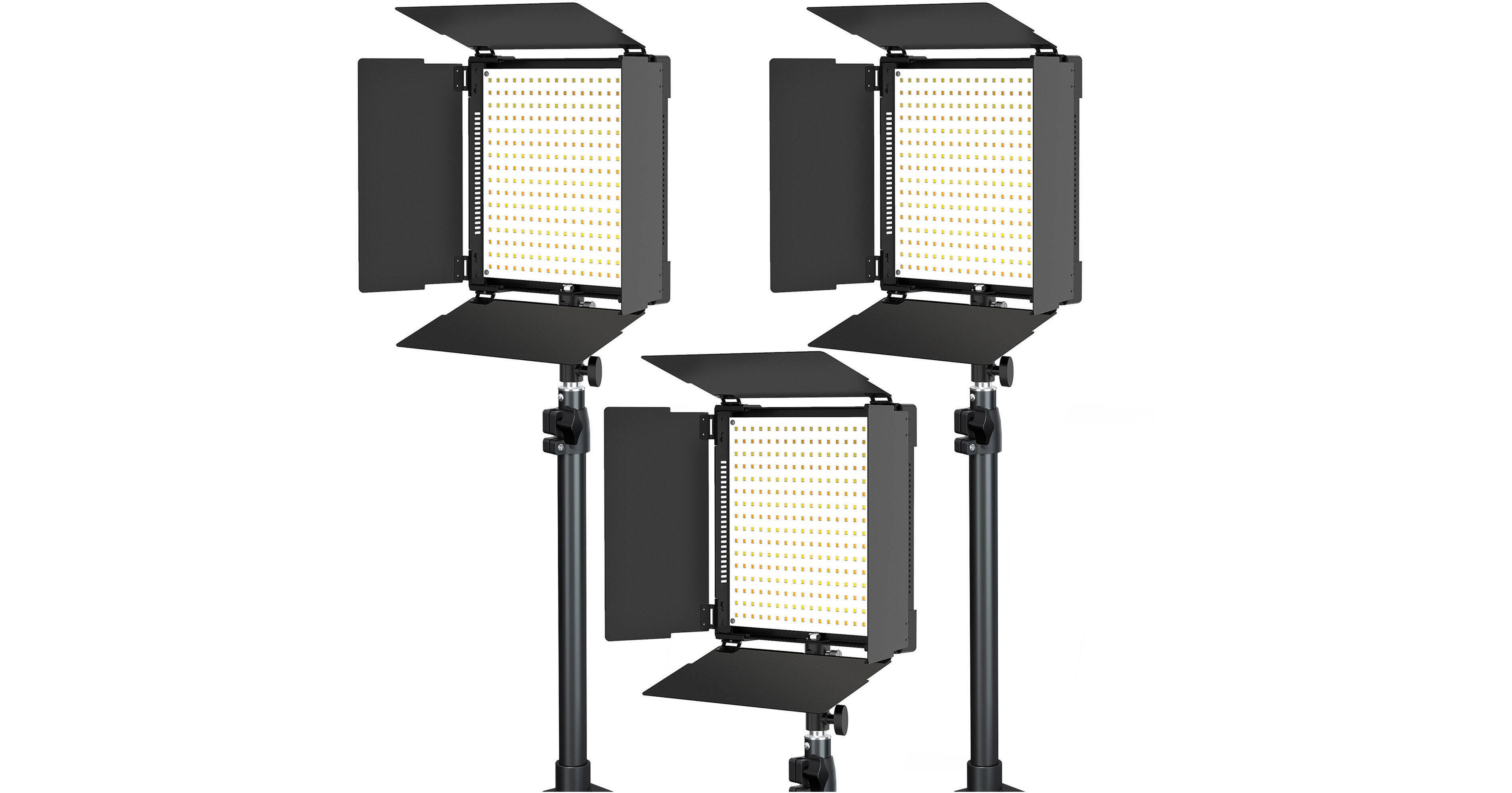 LituFoto F50 BiColor LED Light Panel (3Light Kit) 3PCSF50 B&H