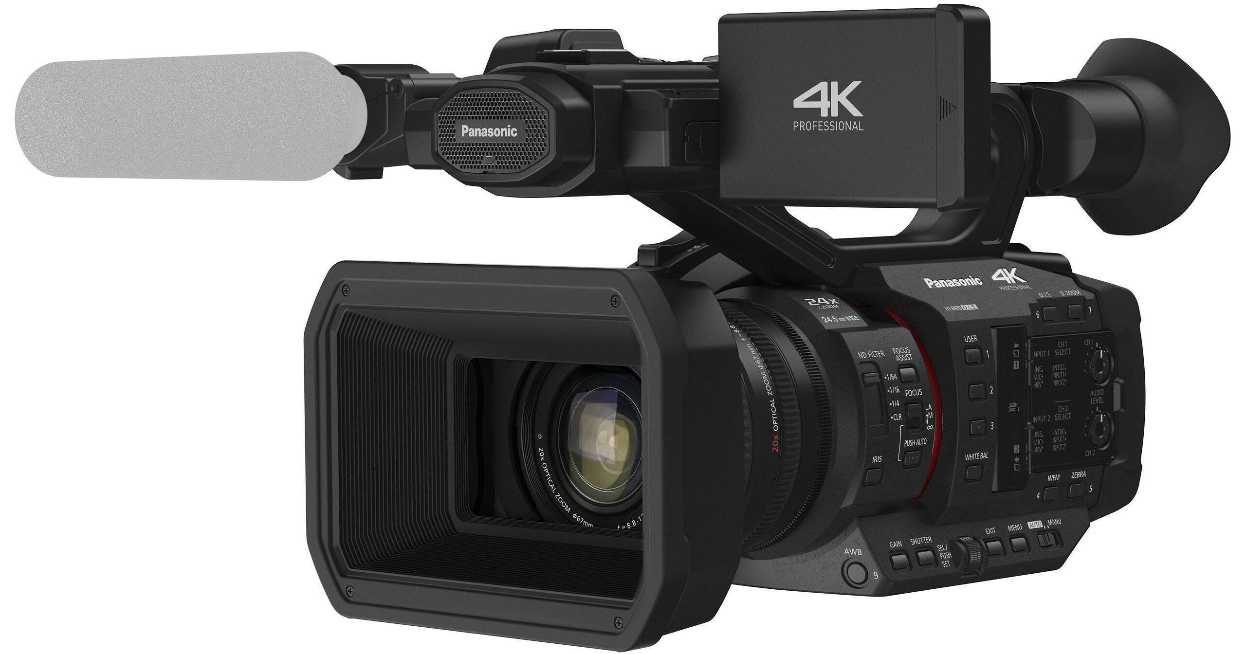 PANASONIC HC-X20 Cámara de vídeo 4K con zoom 20x - Avacab