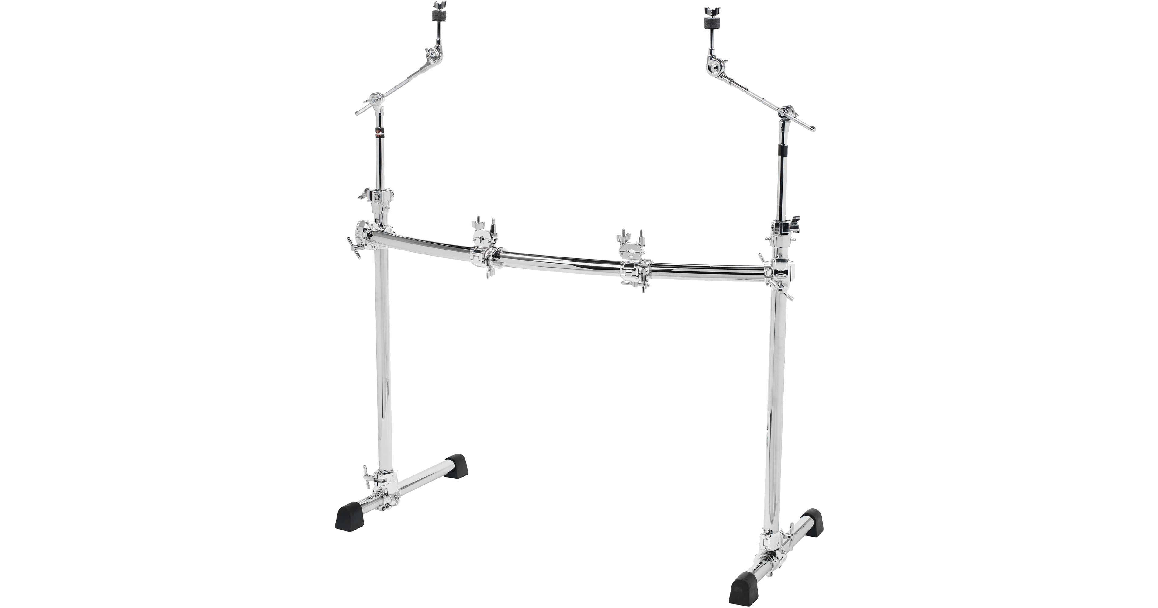 Gibraltar Chrome Series Curved Front Rack with Cymbal Booms - GCS302C