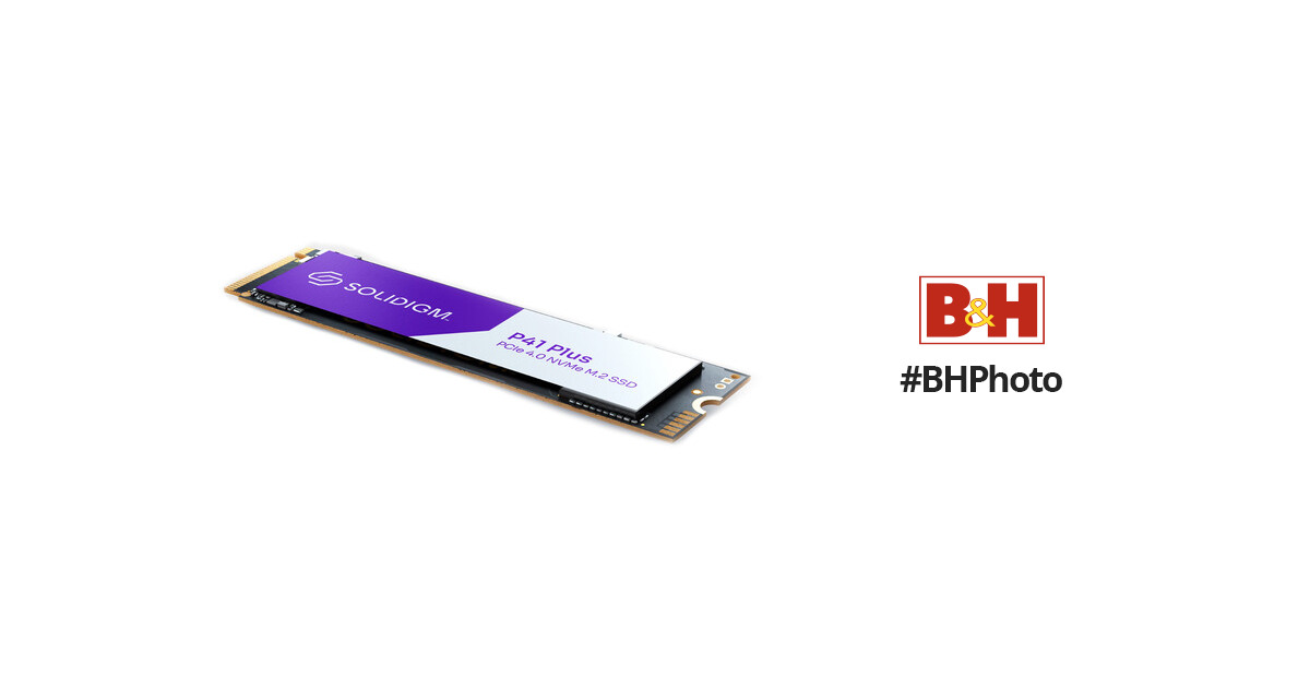 Solidigm 1TB P41 Plus Series M.2 PCIe 4.0 x4 NVMe SSD