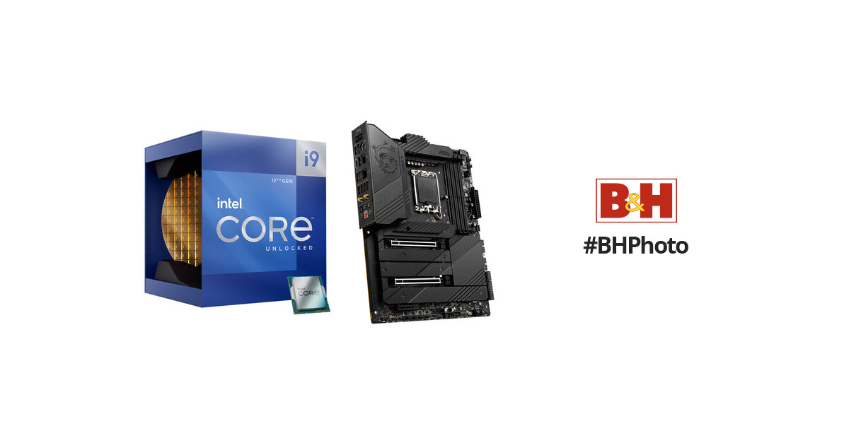 Intel Core i9-12900K 3.2 GHz 16-Core LGA 1700 Processor & MSI MEG Z690  UNIFY LGA 1700 ATX Motherboard Bundle