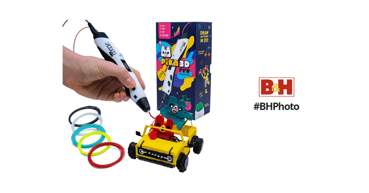 PIKA3D Junior 3D Printing Pen for Kids Ages 6+ - Ready to use and
