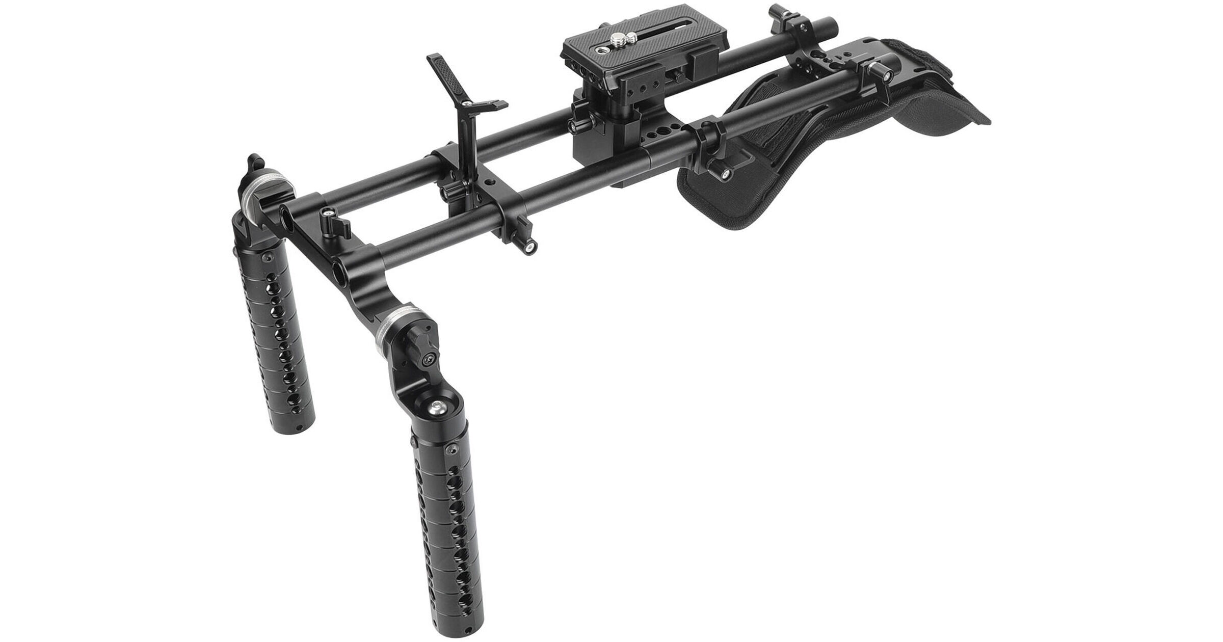 CAMVATE Handheld Shoulder Mount Rig with Manfrotto Quick C2974
