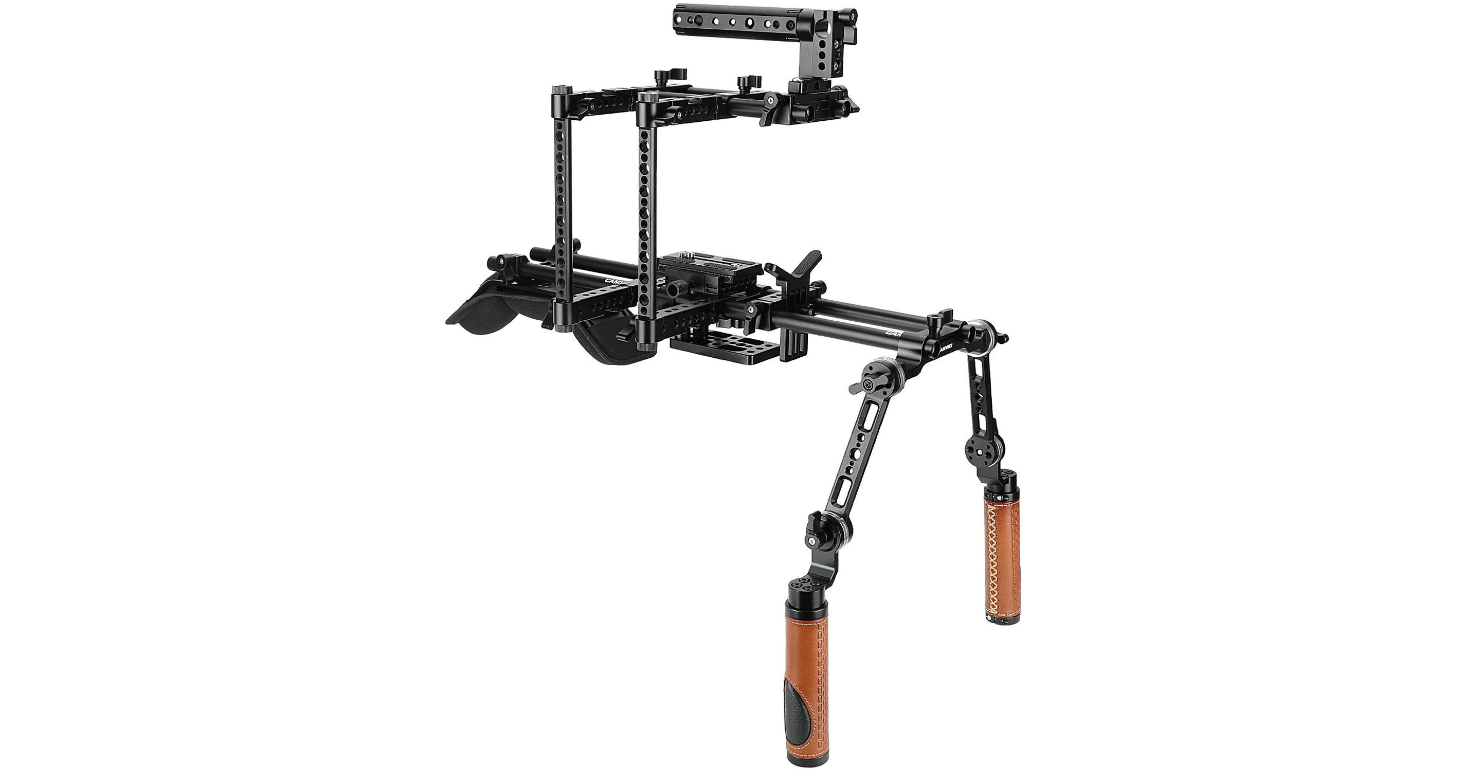 CAMVATE Pro Shoulder Rig Bundle with Adjustable Half Camera