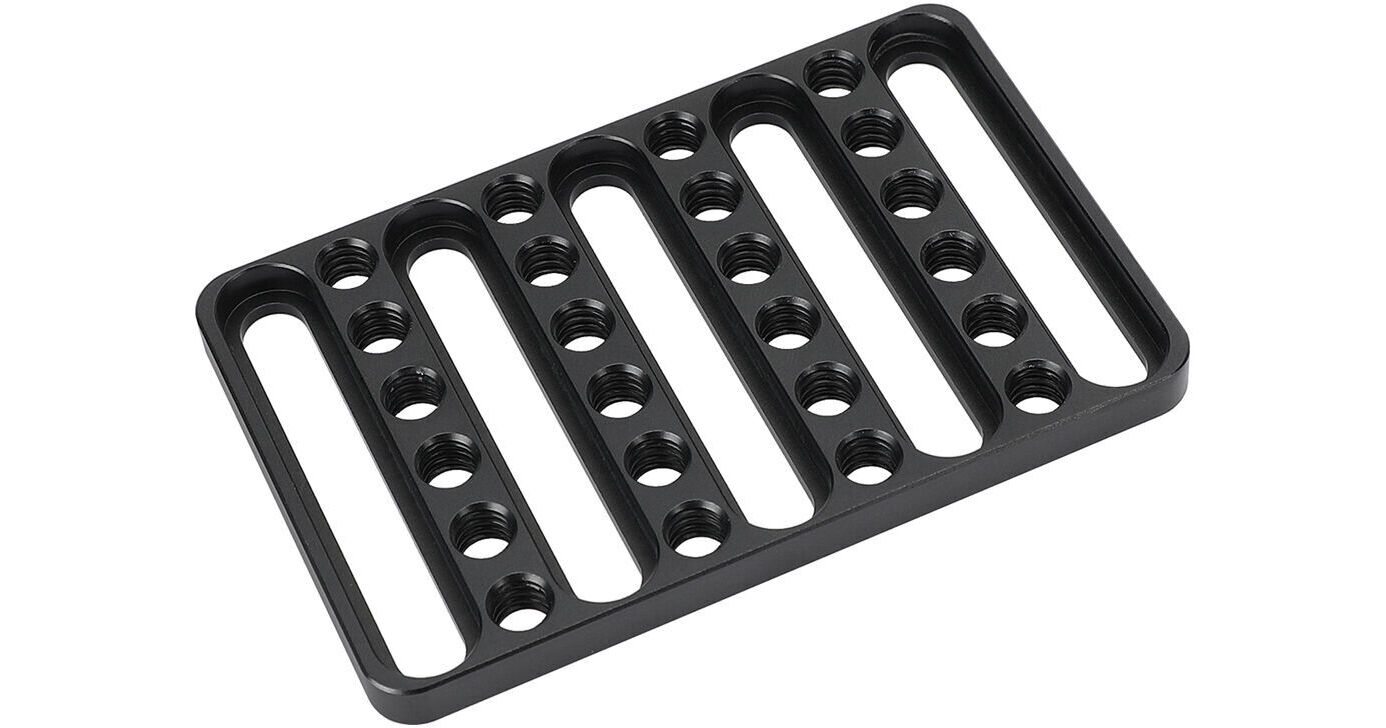 CAMVATE Cheese Plate with 1/4"20 Threaded Holes (Rectangle)