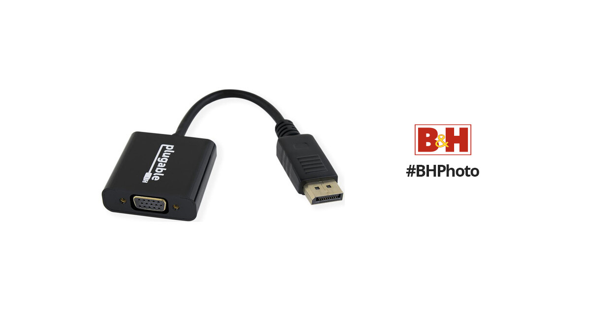 Plugable Mini DisplayPort to VGA Adapter (Active) – Plugable Technologies
