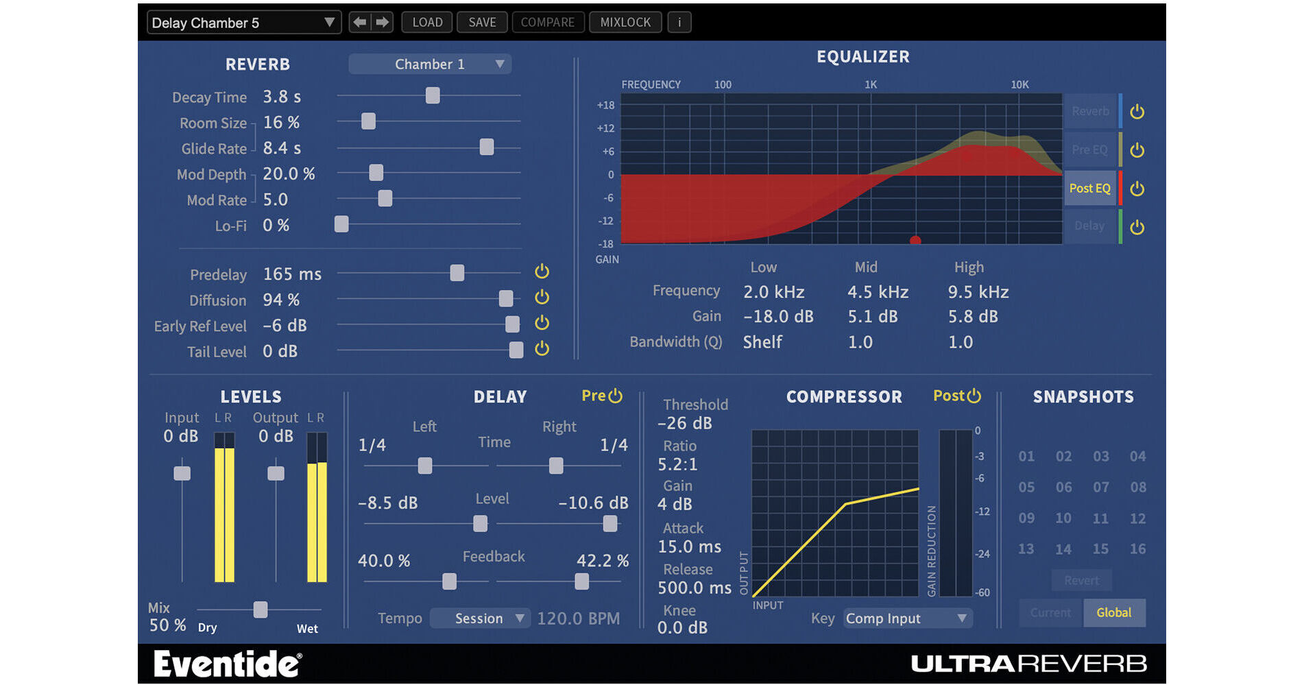 Eventide UltraReverb Plug-In Software (Download) 1185-000 B&H