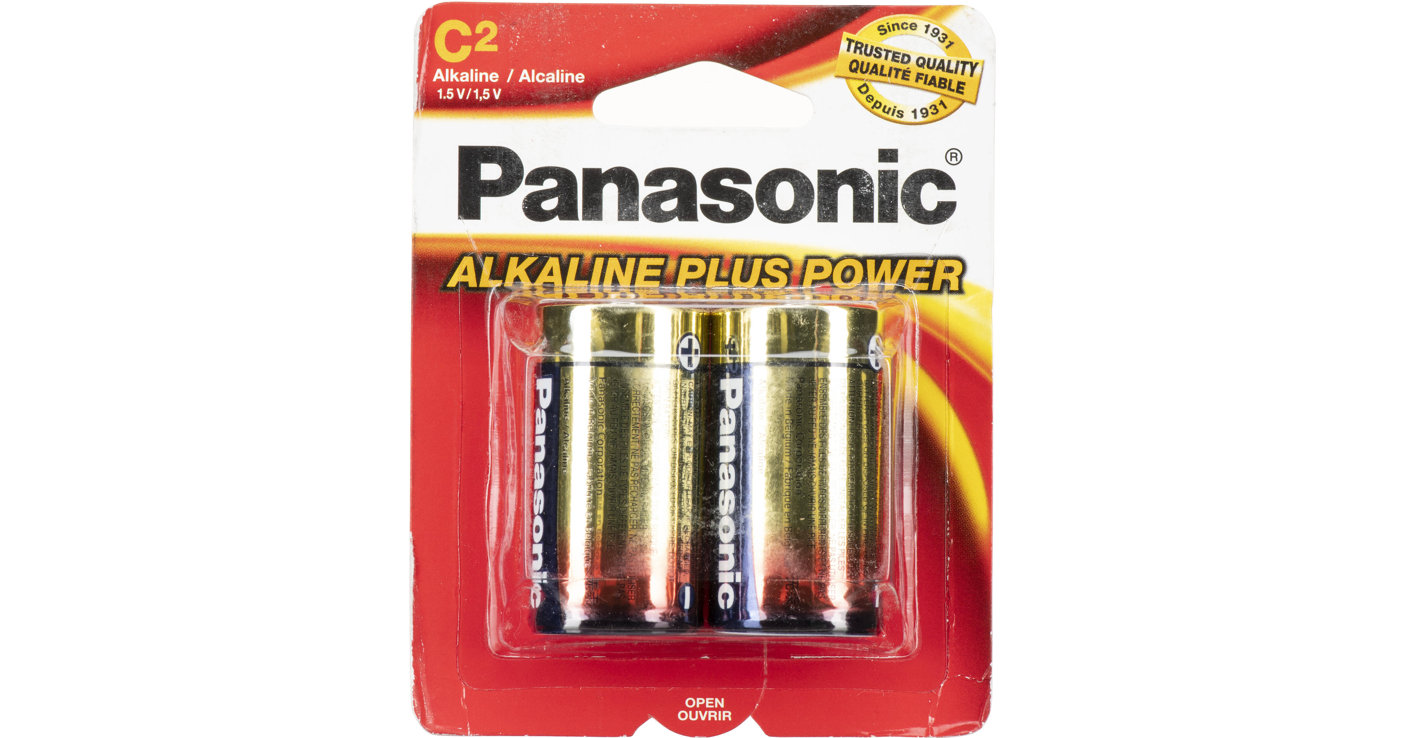 Panasonic Alkaline Plus Power C Batteries (2Pack) AM2PA/2B B&H