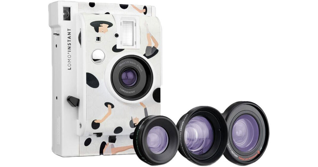 Lomography Lomo'Instant Camera & 3 Lenses LI800GKN B&H Photo