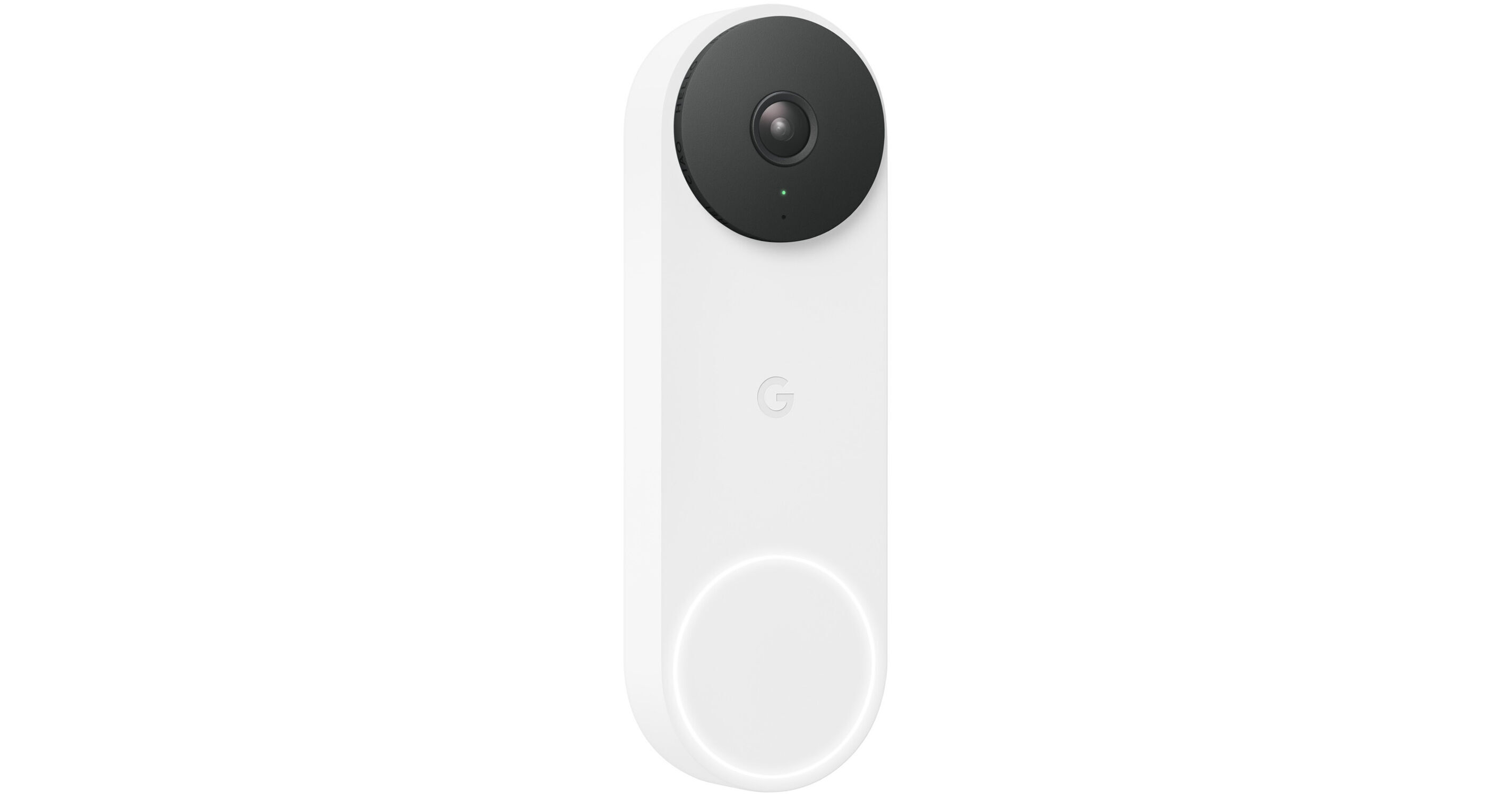 Google Nest Doorbell (Wired, 2nd Gen) - Snow GA02767-US - The Home Depot