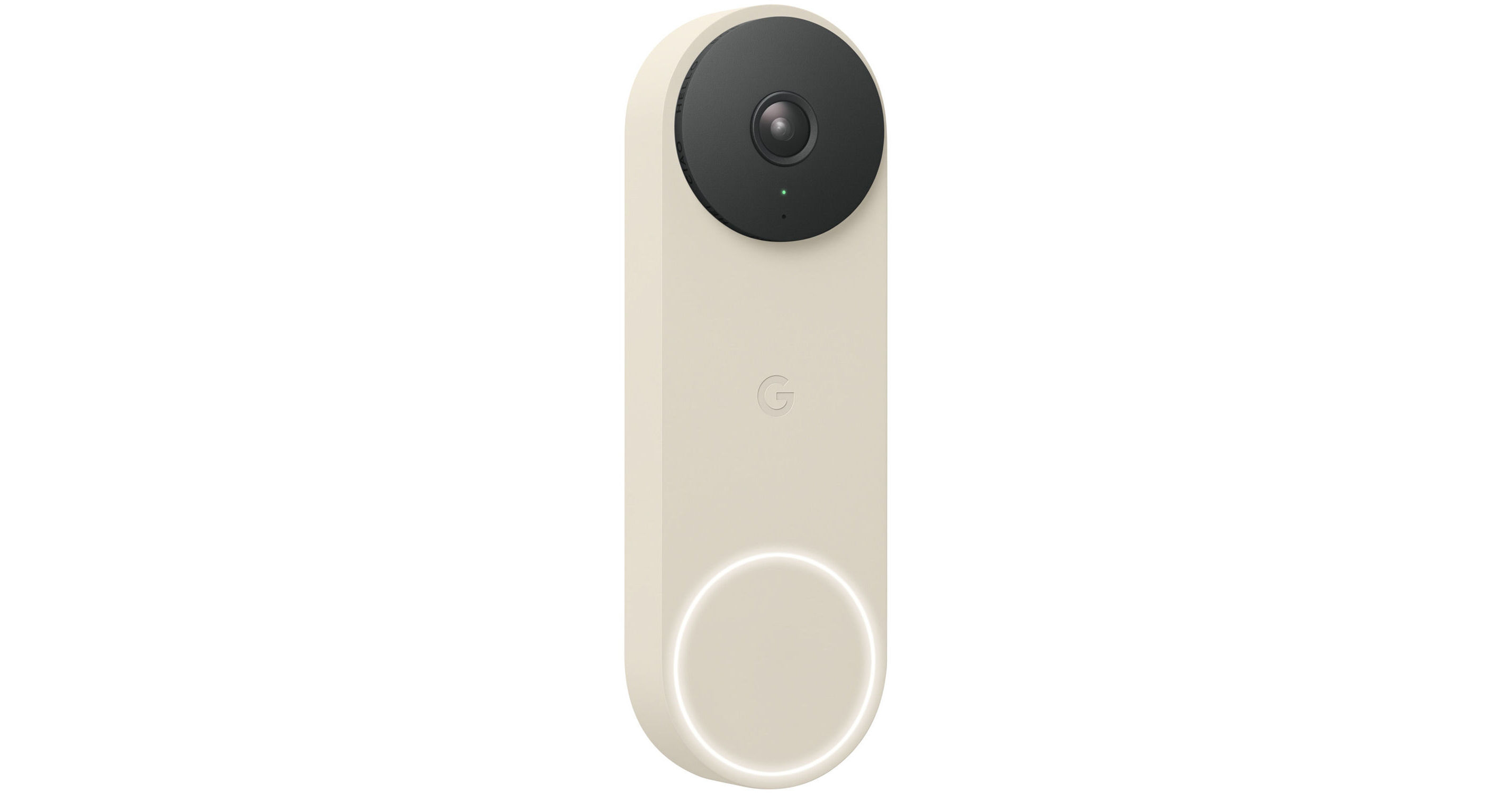 Google Nest Doorbell (Wired, Linen) GA03695-US B&H Photo Video