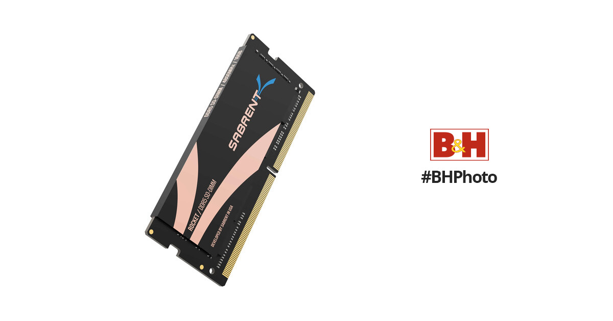 Sabrent launches Rocket DDR5-4800 SODIMM memory for laptops and