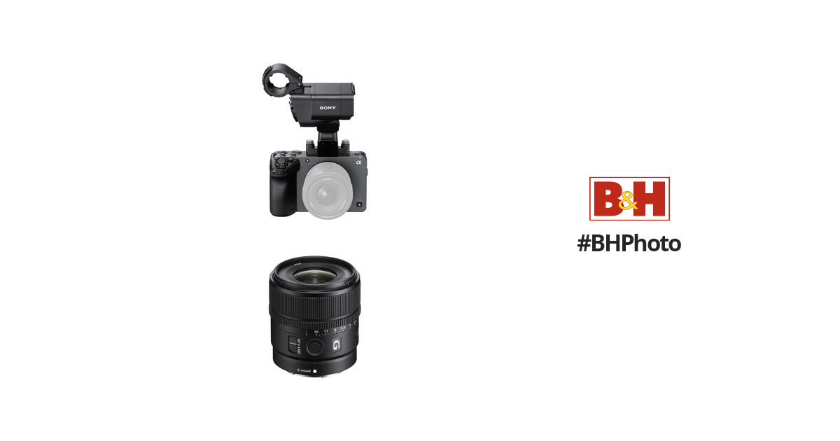 Sony FX30 Digital Cinema Camera with E 15mm f/1.4 G Lens, XLR Handle Unit  ILME-FX30 L3