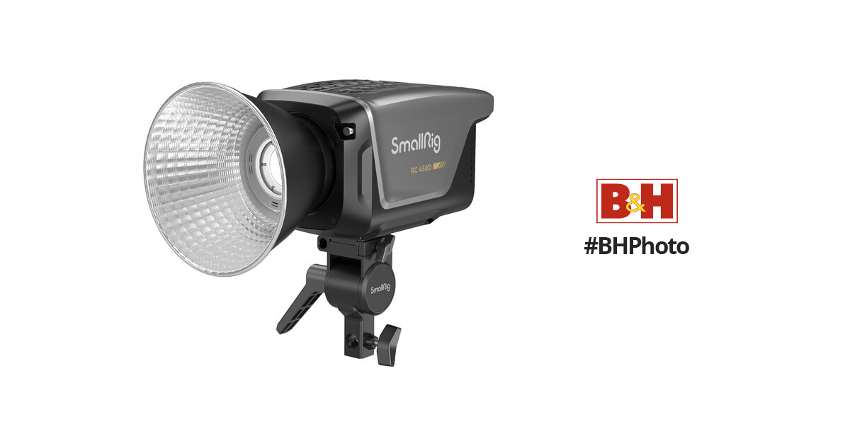 在庫処分】 SmallRig LEDビデオライト撮影用ライト3974 COB 450D RC