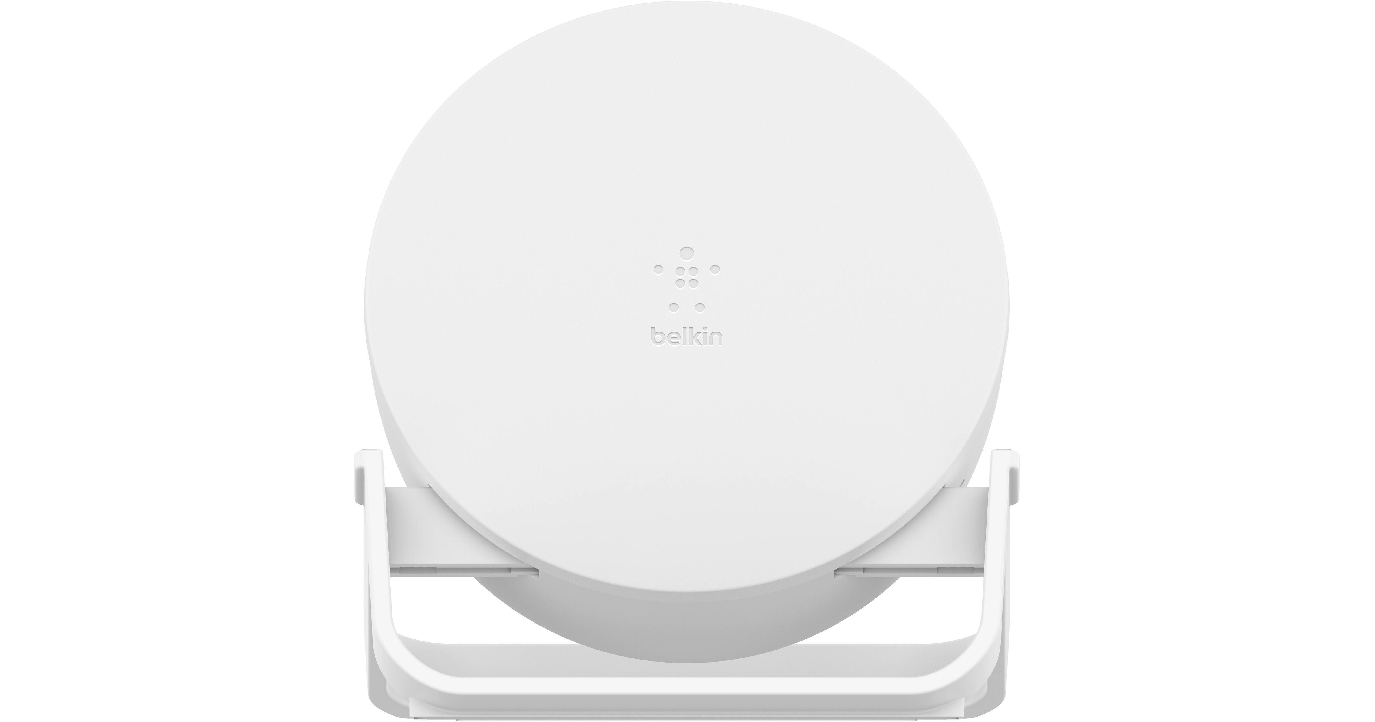 Belkin Wireless Charging Stand & Speaker (White) AUF001TTWHV2