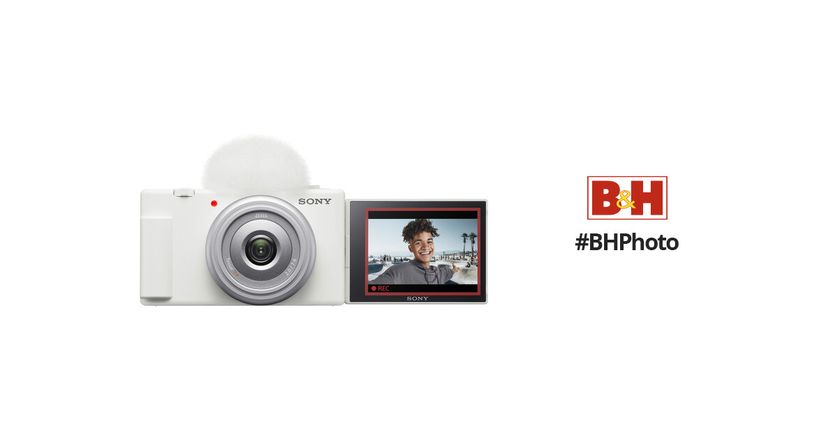 Sony ZV-1F Vlog Camera - White - Looking Glass Photo & Camera
