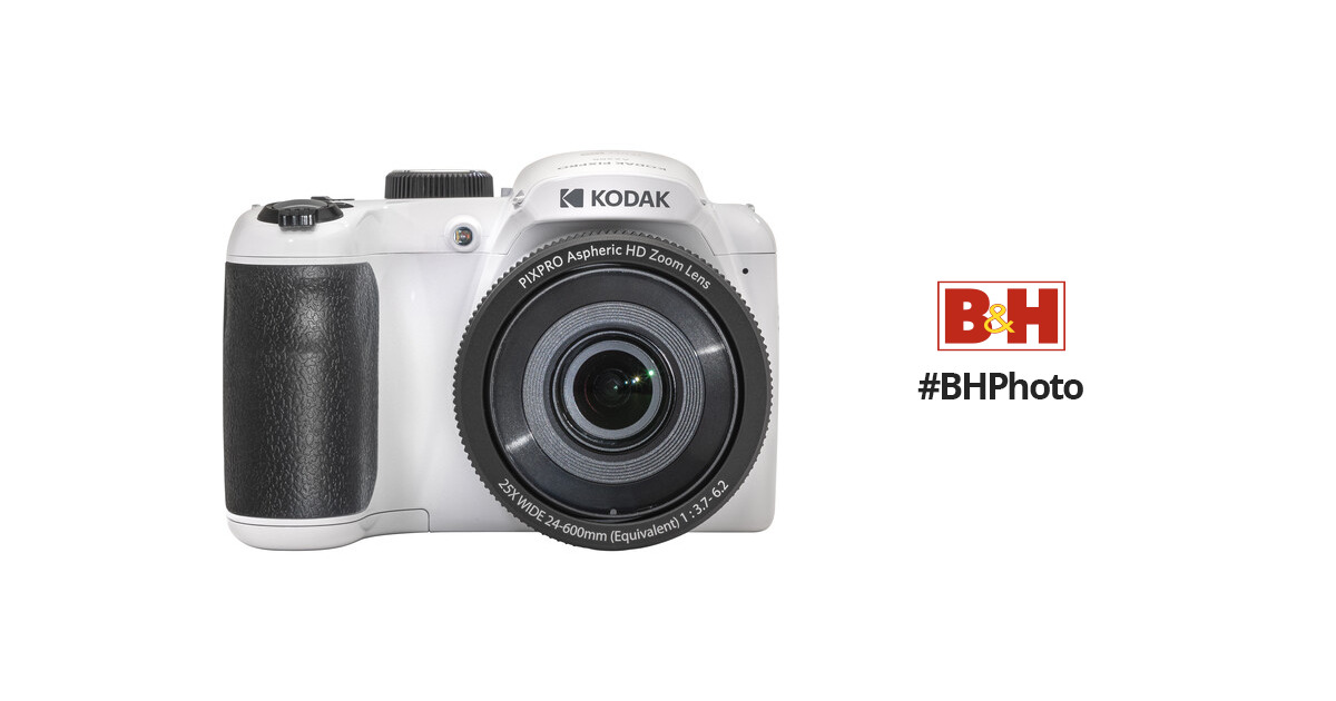Kodak PIXPRO Astro Zoom AZ255-WH 16MP Digital Camera, 25X Optical Zoom,  White