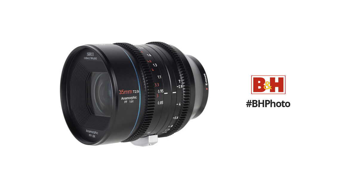 Sirui 35mm T2.9 1.6x Full-Frame Anamorphic Lens (Leica L)