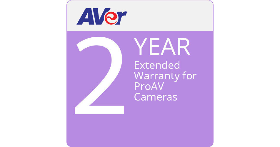 AVer 2Year Extended Warranty for ProAV Cameras 2YREXTPRO B&H