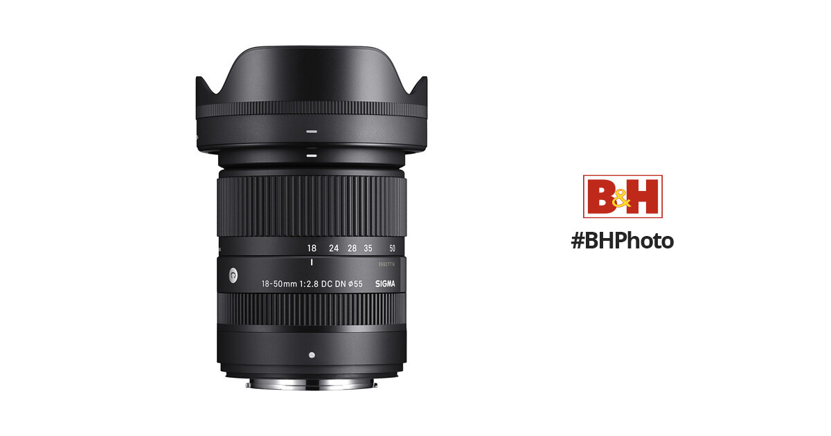 Sigma announces $549 18–50mm F2.8 DC DN lens for Fujifilm X-mount: Digital  Photography Review