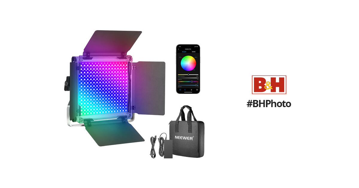 Neewer 530/ 660 PRO RGB Led Video Light with APP Control Softbox