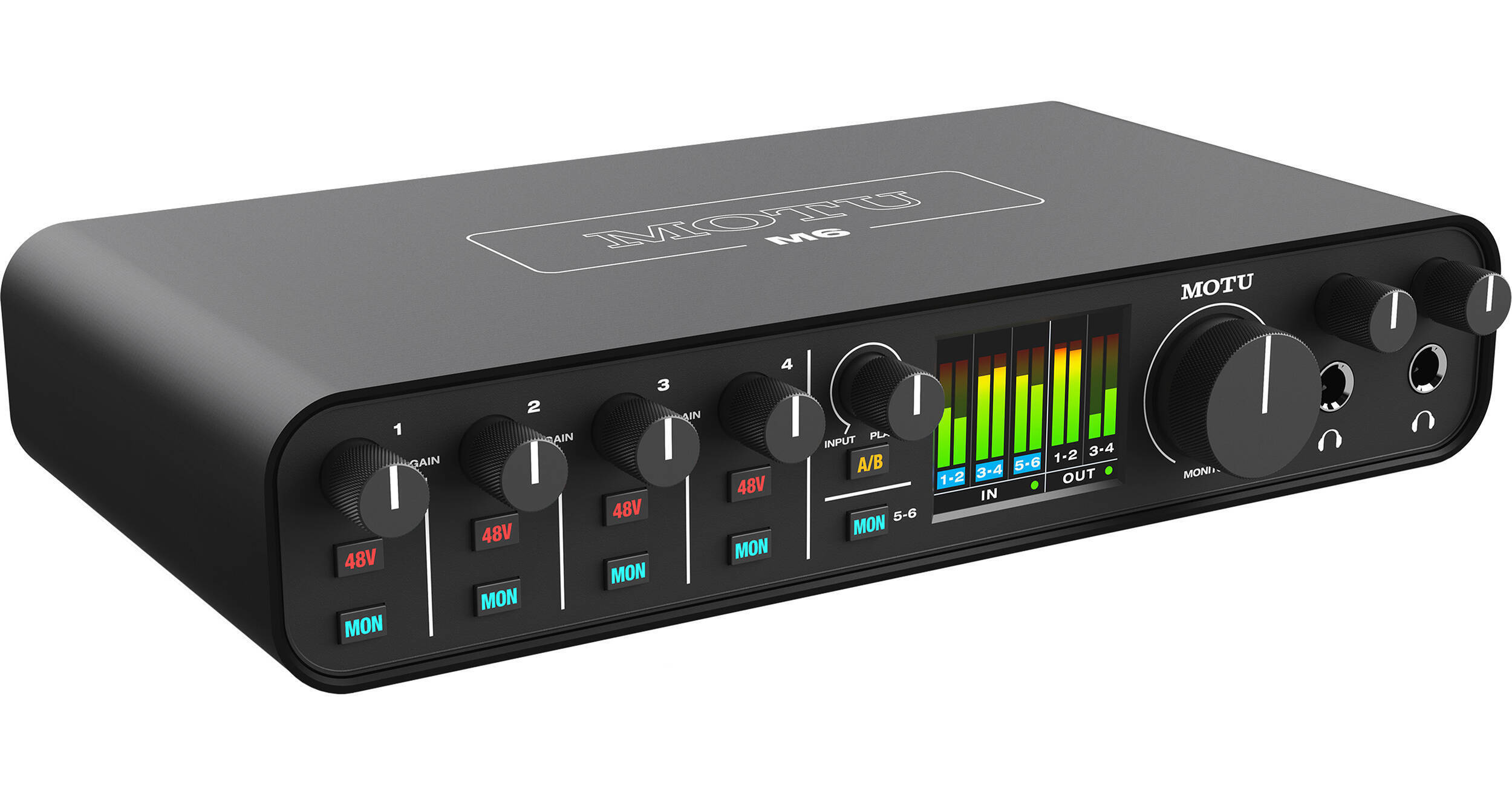 MOTU M6 USB-C Audio/MIDI Interface 3160 B&H Photo Video