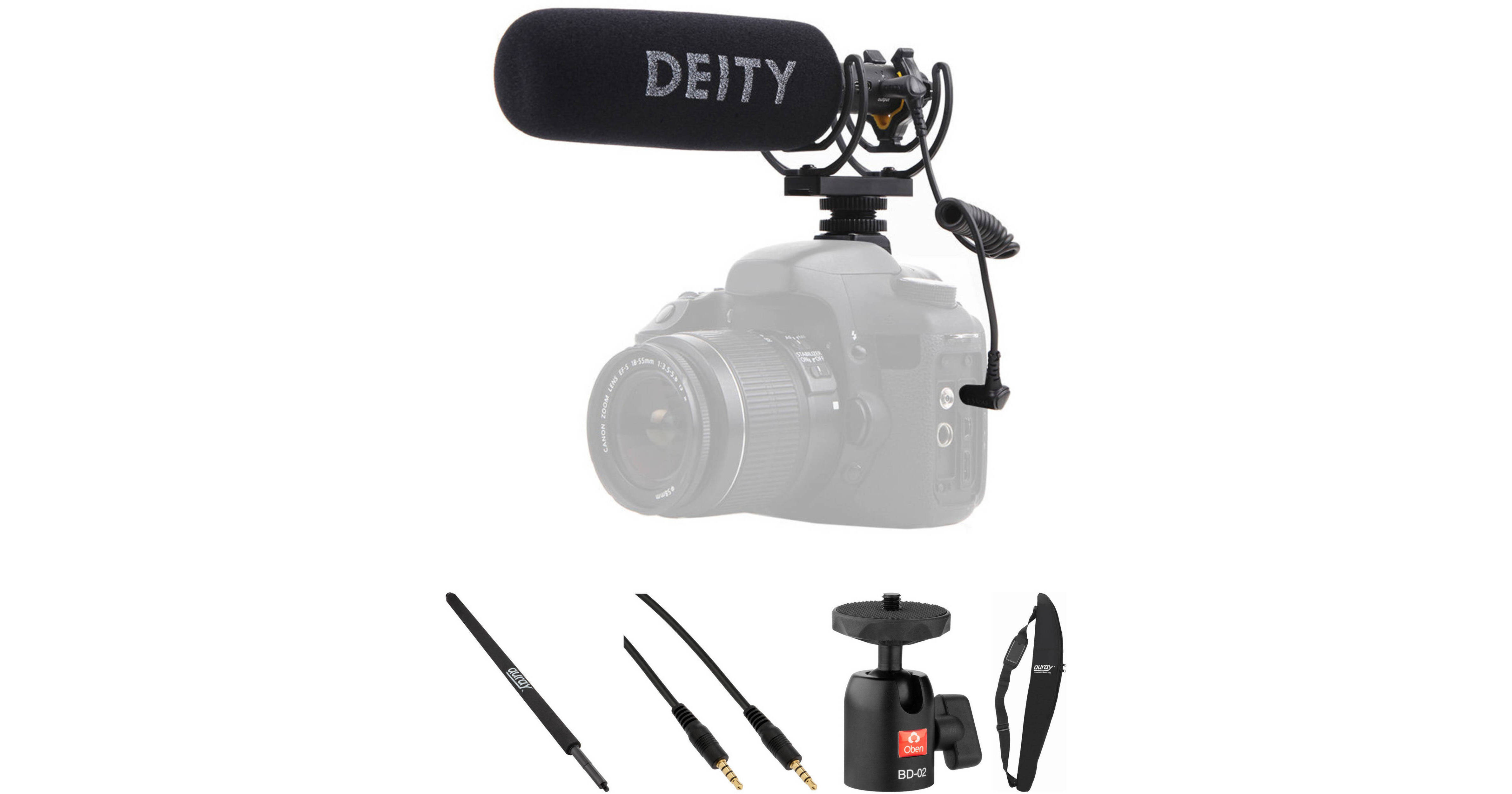 Deity Microphones VMic D3 CameraMount Shotgun Microphone Boom