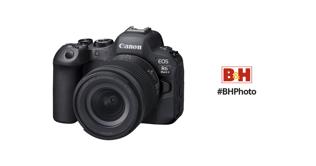 Canon EOS R6 Mark II Mirrorless Camera with 24-105mm 5666C018