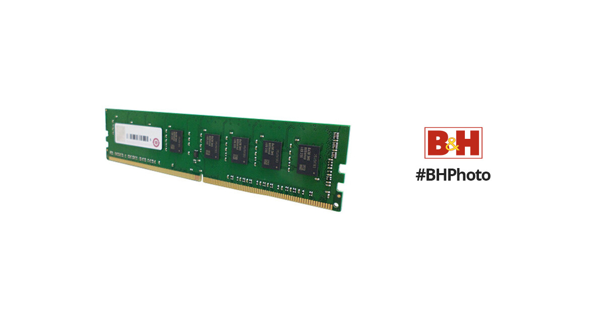 QNAP 32GB DDR4 3200 MHz ECC U-DIMM Memory RAM-32GDR4ECT0-UD-3200