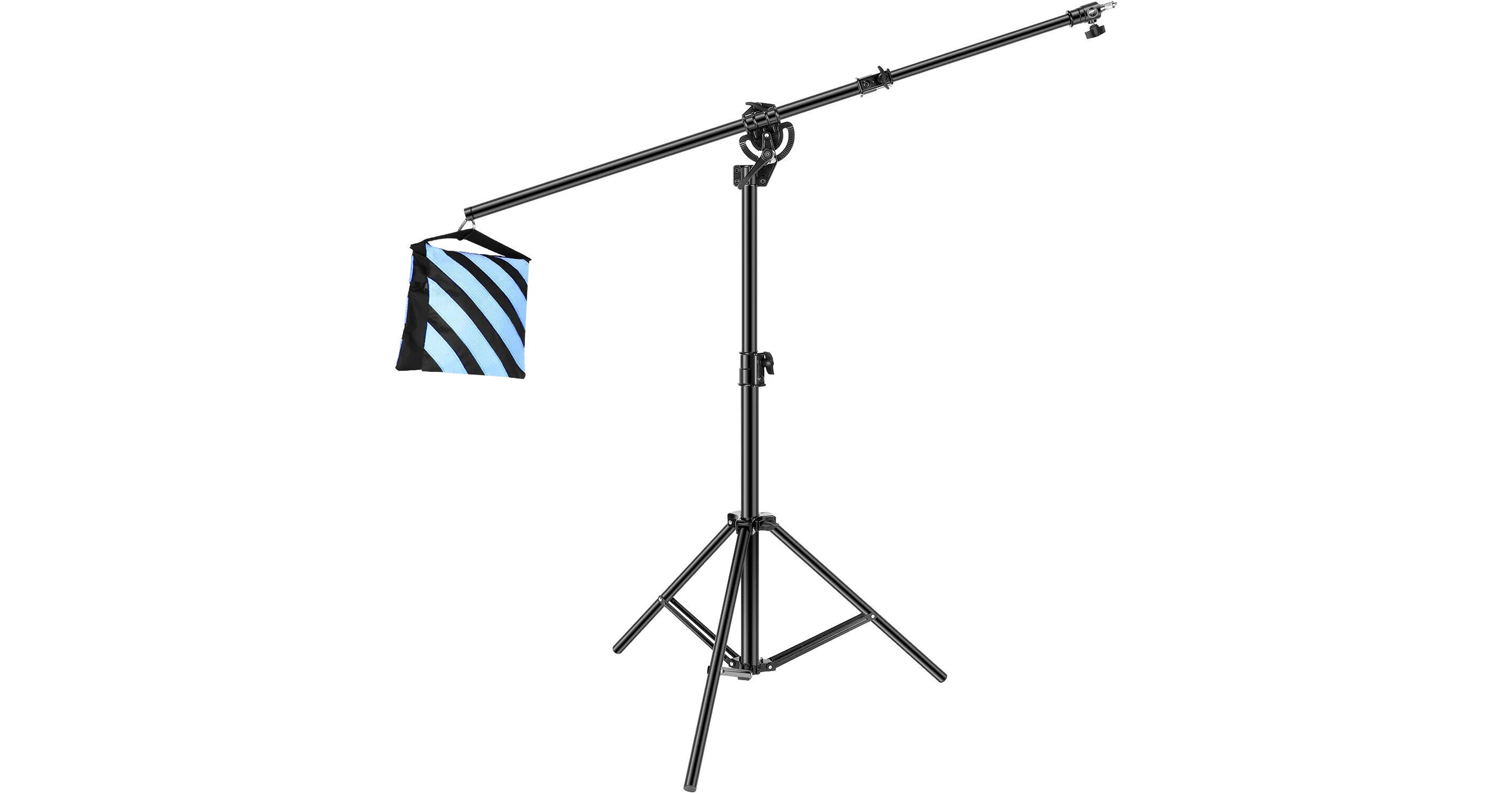 Neewer Aluminum Light Stand with Built-In Boom Arm (9.7')