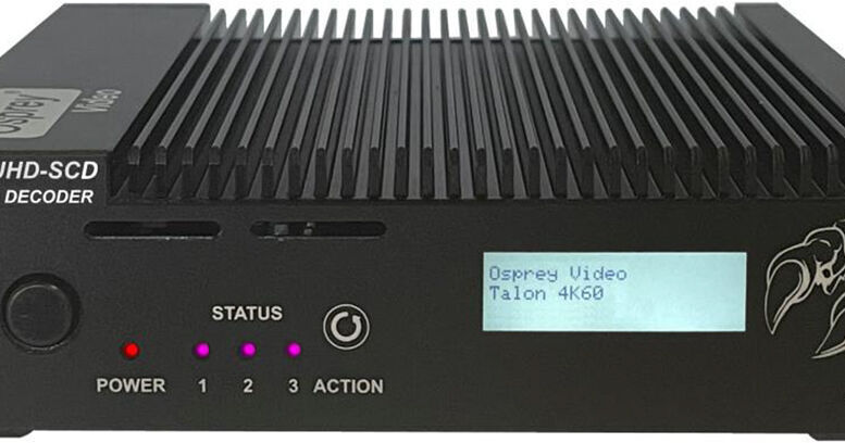 Osprey Talon UHD-SCD 12G-SDI Hardware Video Decoder