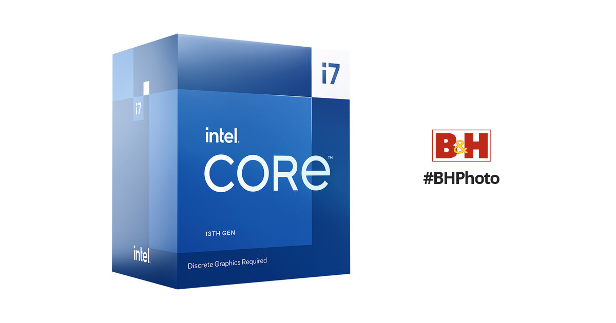 Intel Core i7-13700F 2.1 GHz 16-Core LGA 1700 BX8071513700F B&H