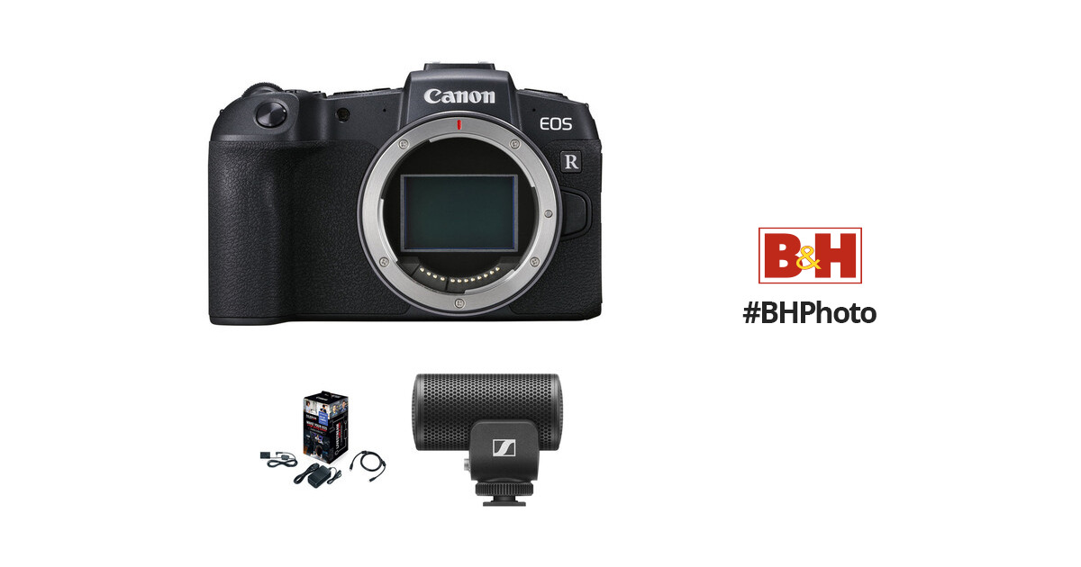 Canon EOS RP Mirrorless Camera with Microphone and Webcam Starter Kit