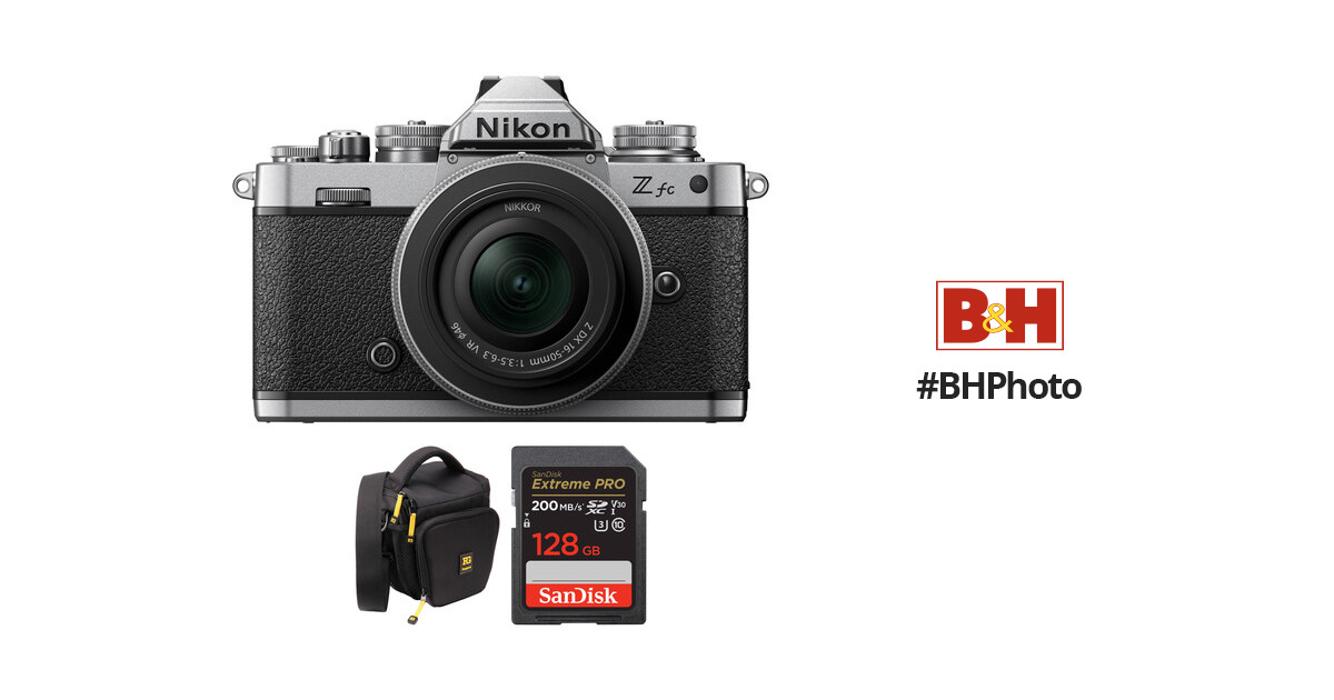 Nikon Zfc Mirrorless Camera with 16-50mm Lens and Bag Kit