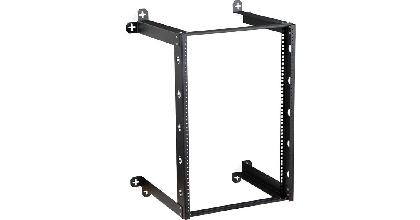 16U V-Line Wall Mount Rack - 18 deep, Open frame