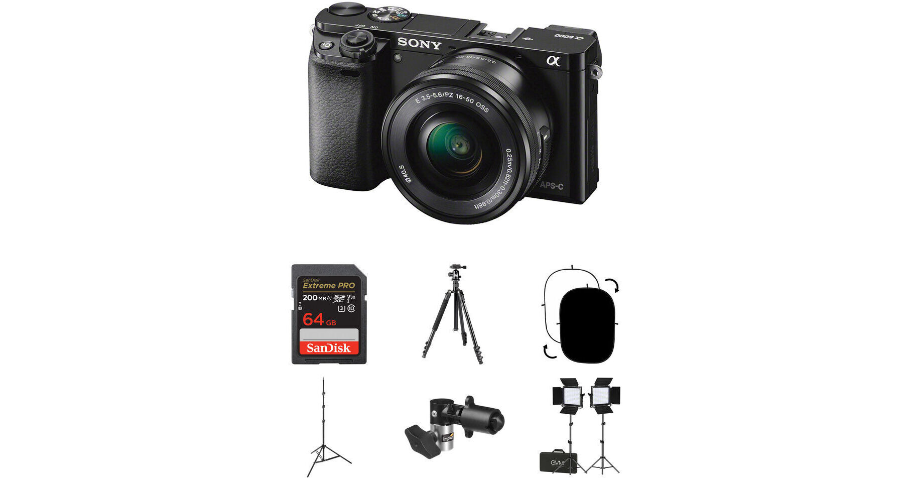 Sony a6000 Headshot and Interview Kit B&H Photo Video