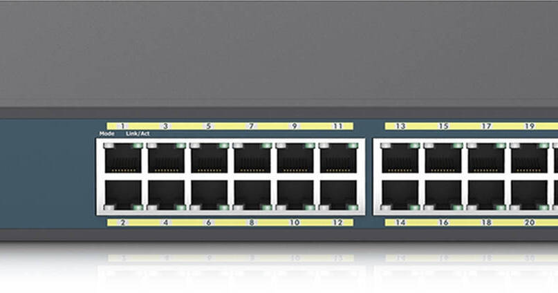 EnGenius EWS7928P-FIT Fit 24-Port Gigabit PoE+ Compliant Managed Network  Switch (240W)