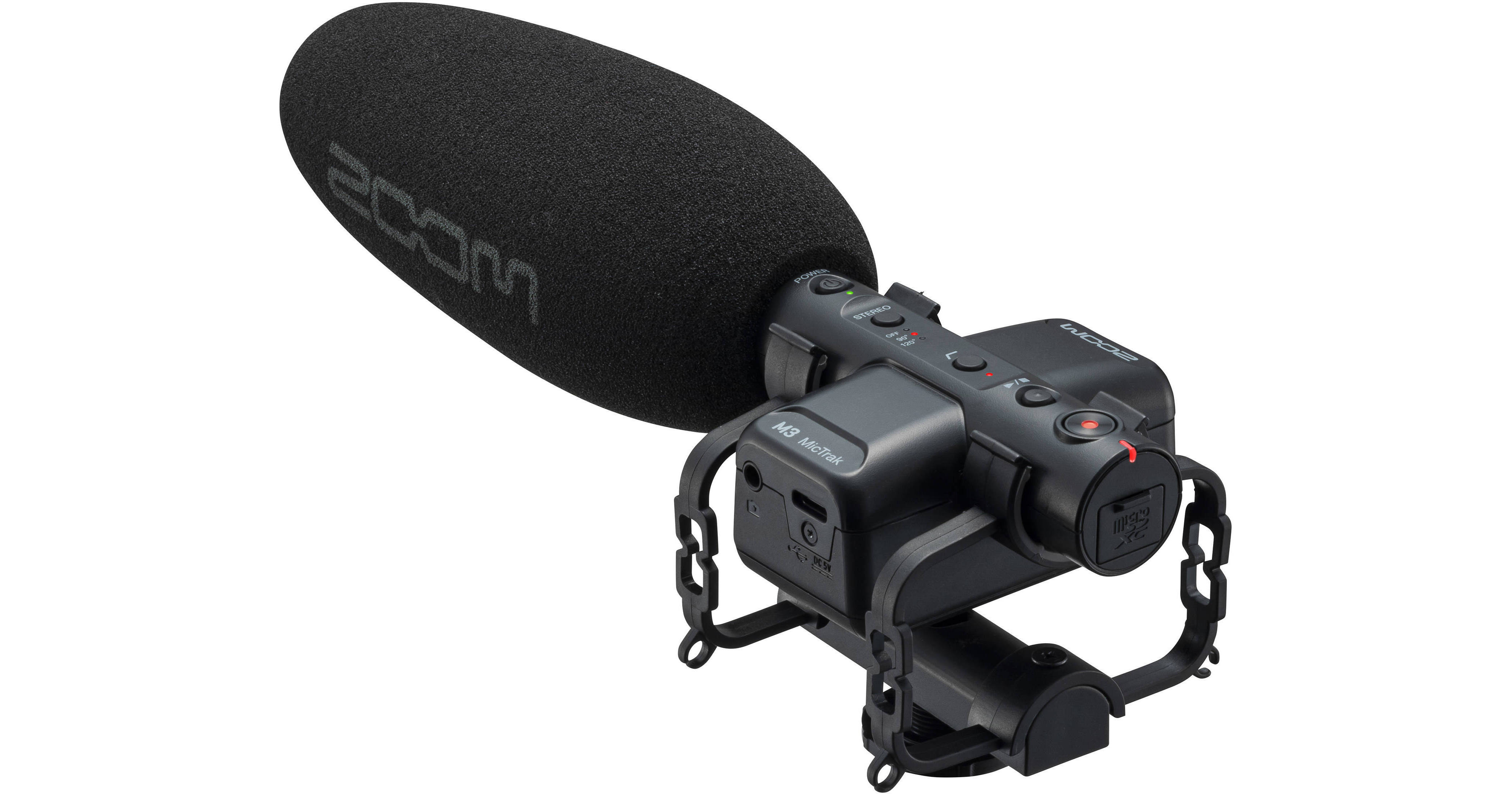 Zoom M3 MicTrak Stereo Shotgun Microphone and Recorder