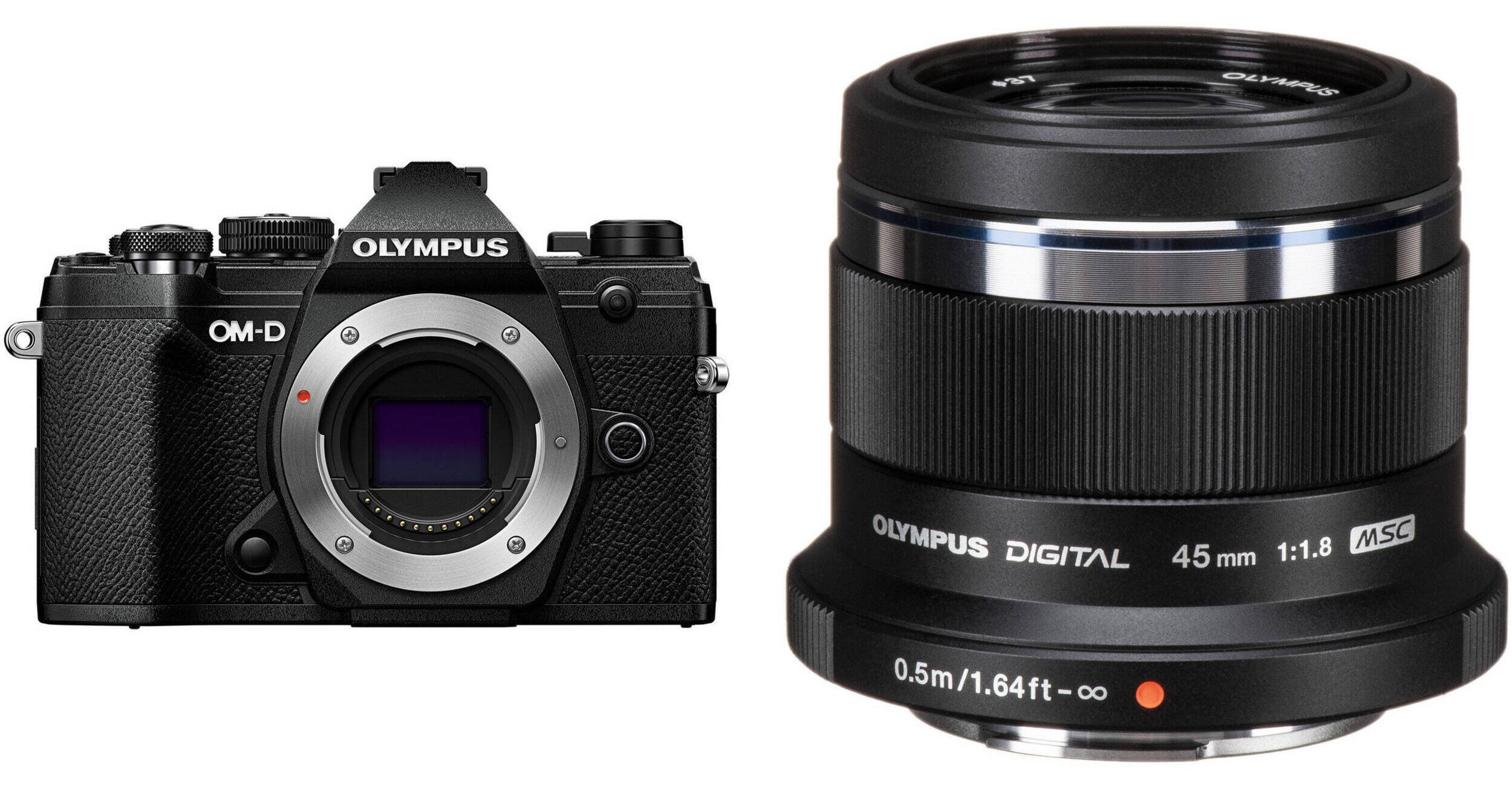 Olympus OMD EM5 Mark III Mirrorless Camera with 45mm f/1.8