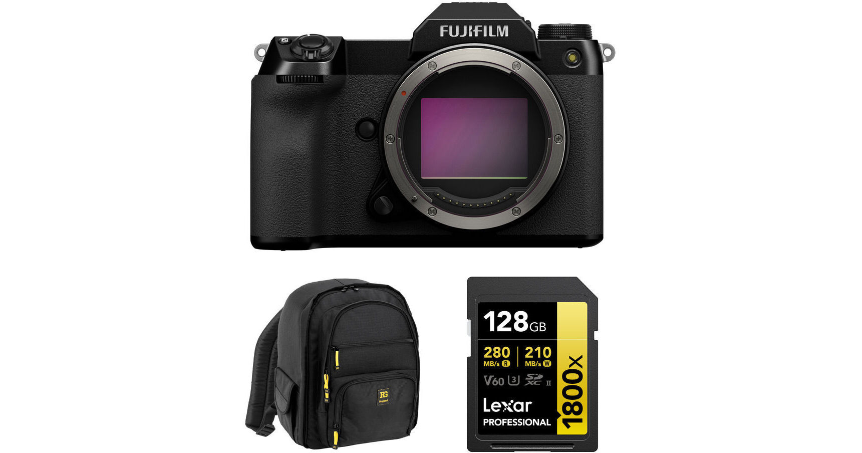 FUJIFILM GFX 100S Medium Format Mirrorless Camera With