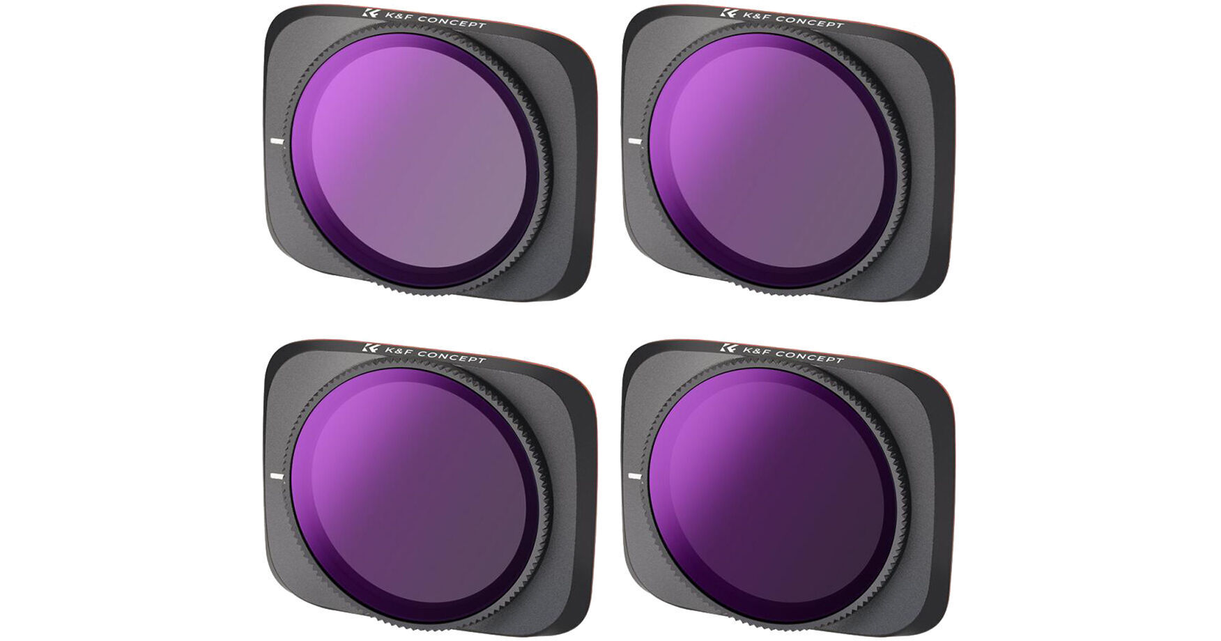 K&F Concept 4-Pack ND/PL Lens Filter ND8/PL ND16/PL ND32/PL ND64/PL