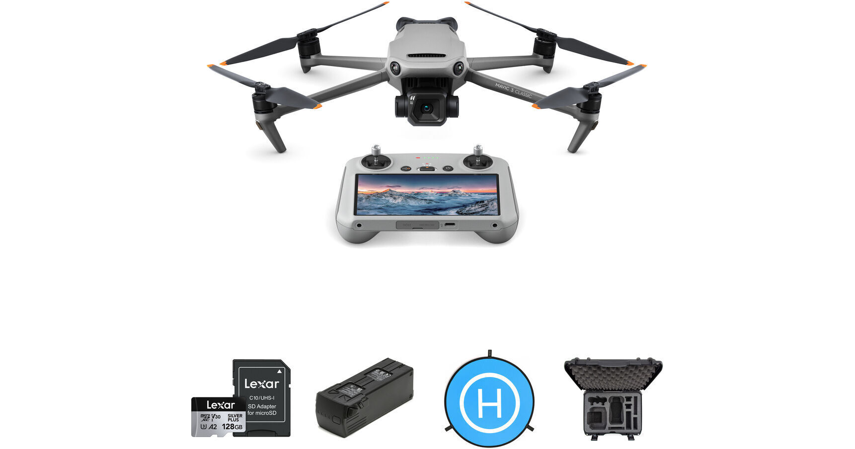 DJI Mavic 3 Classic with DJI RC Remote & Travel Accessory Kit
